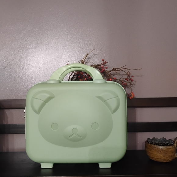 Rilakkuma Handbags - Rilakkuma Hard Shell Small Carry-On Travel Case in Sage Green NEW